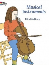 Cover art for Musical Instruments Coloring Book (Dover Design Coloring Books)