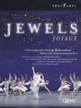Cover art for Balanchine - Jewels / Aurelie Dupont, Alessio Carbone, Marie-Agnes Gillot, Agnes Letestu, Jean-Guillaume Bart, Clairemarie Osta, Kader Belarbi, Paris Opera Ballet