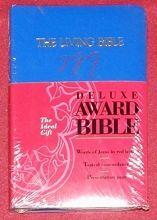 Cover art for The Living Bible Deluxe Award Edition /Blue Leather/3710
