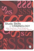 Cover art for Study Skills for Criminology (SAGE Study Skills Series)