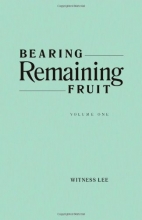 Cover art for Bearing Remaining Fruit: Volume One