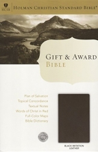 Cover art for Holman Christian Standard Bible (HCSB) Gift & Award Bible (Black, Imitation Leather)