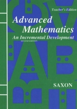 Cover art for Advanced Mathematics: An Incremental Development, Teacher's Edition, 2nd Edition