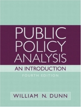 Cover art for Public Policy Analysis: An Introduction (4th Edition)
