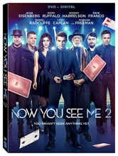 Cover art for Now You See Me 2  [DVD + Digital]