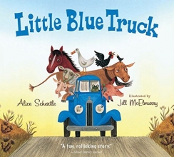 Cover art for Little Blue Truck board book