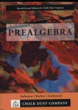 Cover art for Prealgebra, Third Edition, Custom Publication
