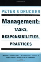 Cover art for Management: Tasks, Responsibilities, Practices