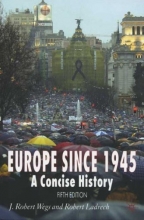Cover art for Europe since 1945: A Concise History