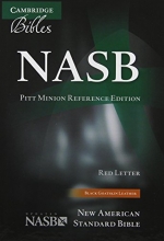 Cover art for NASB Pitt Minion Reference Bible, Black Goatskin Leather, Red Letter Text NS446:XR