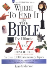 Cover art for Where To Find It In The Bible The Ultimate A To Z Resource Series