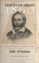 Cover art for Leaves of Grass, 1860: The 150th Anniversary Facsimile Edition (Iowa Whitman Series)