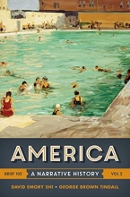 Cover art for America: A Narrative History (Brief Tenth Edition)  (Vol. 2)