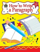 Cover art for How to Write a Paragraph, Grades 3-5
