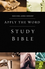 Cover art for NKJV, Apply the Word Study Bible, Hardcover, Red Letter Edition: Live in His Steps