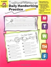 Cover art for Daily Handwriting Practice :Traditional Manuscript