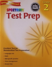 Cover art for Test Prep, Grade 2 (Spectrum)