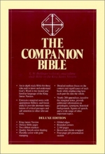 Cover art for Companion Bible: King James Version, Burgundy, Bonded Leather