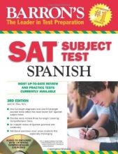 Cover art for Barron's SAT Subject Test: Spanish with Audio CDs, 3rd Edition