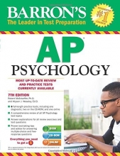Cover art for Barron's AP Psychology with CD-ROM, 7th Edition (Barron's AP Psychology Exam (W/CD))