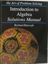 Cover art for Introduction to Algebra Solutions Manual the Art of Problem Solving