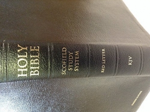 Cover art for HOLY BIBLE- Scofield Study System (KJV), Black