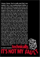 Cover art for Technically, It's Not My Fault: Concrete Poems