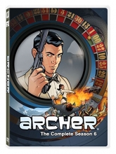 Cover art for Archer Season 6 DVD