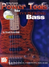 Cover art for Mel Bay Power Tools for Five-String Bass Book/CD Set