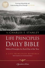 Cover art for NASB, Charles F. Stanley Life Principles Daily Bible, Paperback