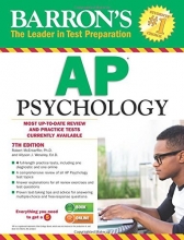 Cover art for Barron's AP Psychology, 7th Edition (Barron's AP Psychology Exam)