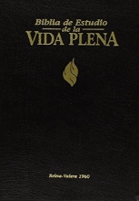 Cover art for Biblia de Estudio Vida Plena, Espaol, Piel Negro