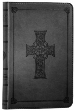 Cover art for ESV Compact Bible, TruTone, Black, Celtic Cross Design