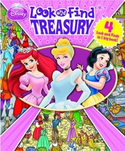 Cover art for Disney Princess Look And Find Treasury Bind-Up 72Pg