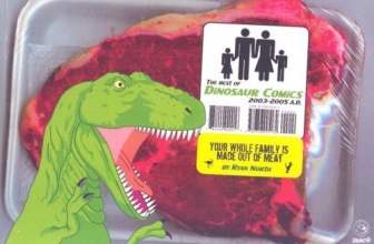 Cover art for the best of Dinosaur Comics: 2003-2005 A.D.
