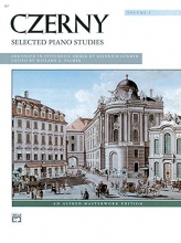 Cover art for Czerny -- Selected Piano Studies, Vol 1 (Alfred Masterwork Editions)