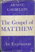 Cover art for The Gospel of Matthew: An Exposition