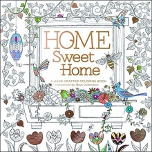 Cover art for Home Sweet Home: A Hand-Crafted Adult Coloring Book