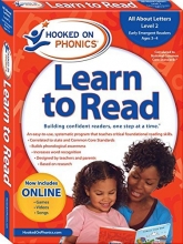 Cover art for Hooked on Phonics Learn to Read - Level 2: All About Letters (Early Emergent Readers | Pre-K | Ages 3-4)
