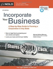 Cover art for Incorporate Your Business: A Step-by-Step Guide to Forming a Corporation in Any State
