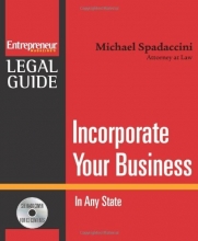 Cover art for Incorporate Your Business: In Any State (Entrepreneur Magazine's Legal Guide)