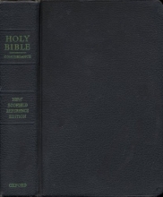 Cover art for The Holy Bible - The Scofield Reference Edition, Concordance - New & Improved Edition -Full Levant Morocco Leather- (King James Version KJV)