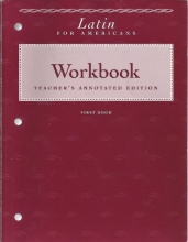 Cover art for Latin For Americans: First Book: Workbook: Teacher's Annotated Edition (Latin for Americans, First B