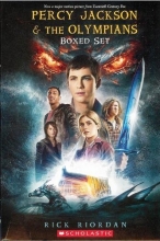 Cover art for Percy Jackson & the Olympians Box Set (Movie Edition) (Boxed Set Paperback) : The Lightning Thief, The Sea of Monsters, The Titan's Curse, The Battle of the Labyrinth, and The Last Olympian (Percy Jackson and the Olympians)