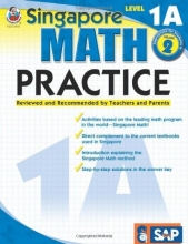Cover art for Singapore Math Practice,  Level 1A,  Grade 2