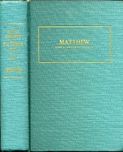 Cover art for Commentary on the Gospel of Matthew (An American commentary on the New Testament)
