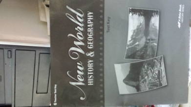 Cover art for New World, History & Geography, Gr 6 Test Key - Teacher Key