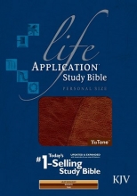 Cover art for Life Application Study Bible KJV, Personal Size, TuTone