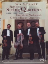 Cover art for Mozart - Famous String Quartets / Gewandhaus Quartet