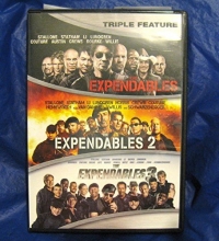 Cover art for Expendables 1, 2, & 3